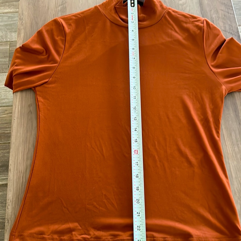 Solid High Neck Tee Set, Nwot - image 3